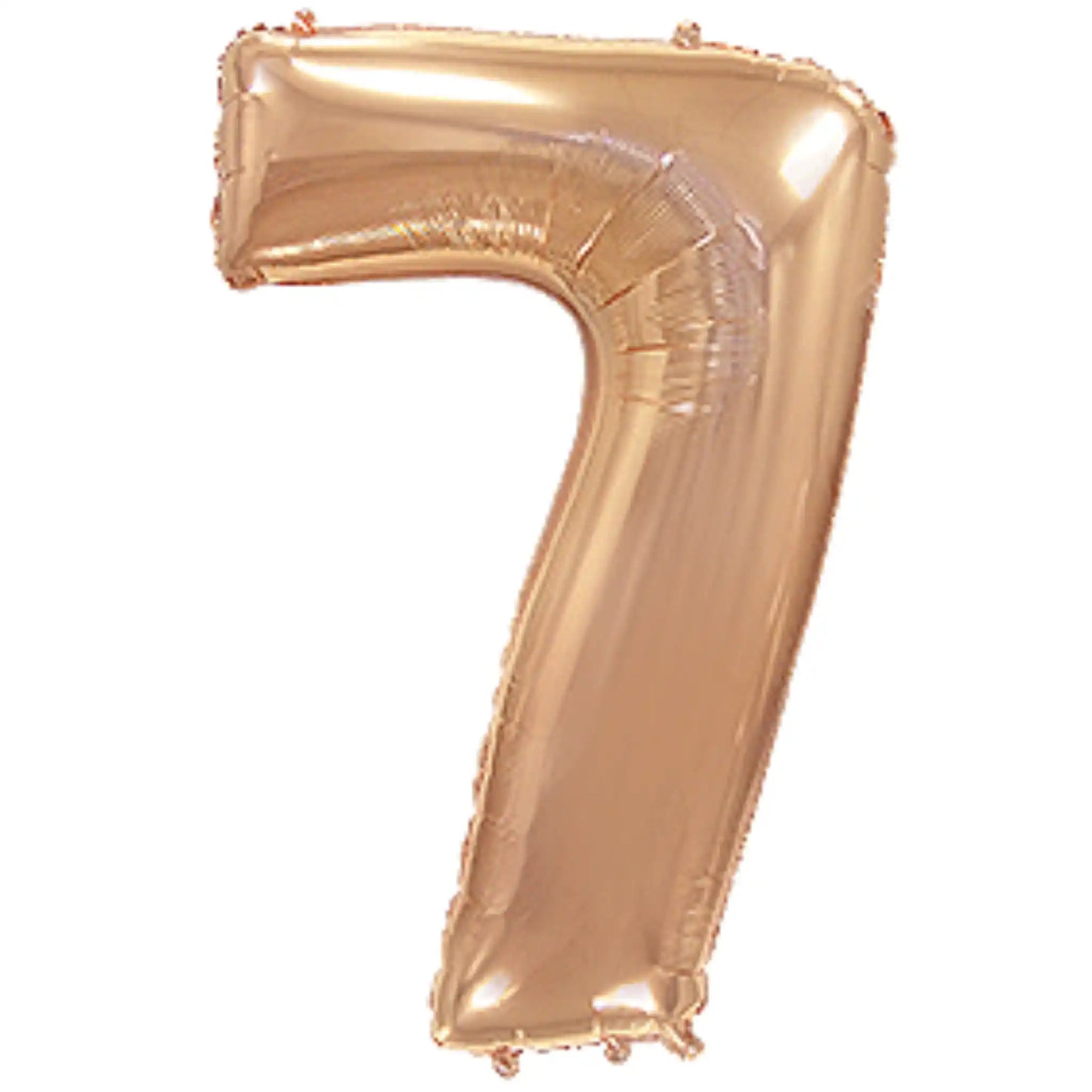 Globo Foil Números Rosa Gold 72 cm - Aire o Helio - Narosa Sweet Party Barcelona