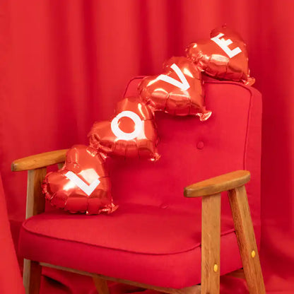 Guirnalda de Globos Corazones de Amor 101 x 27 cm - Narosa Sweet Party Barcelona
