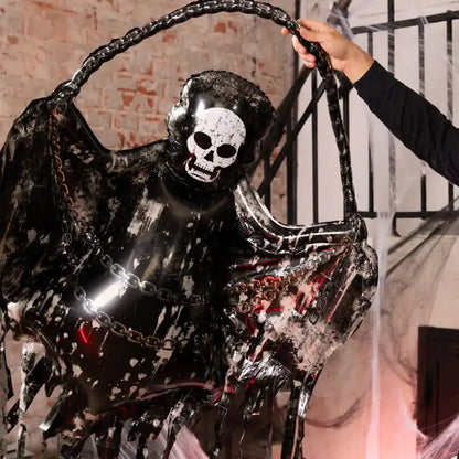 Globo de aluminio Halloween decorativo con cadenas