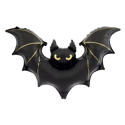Globo Halloween Murciélago negro, foil, 85 x 150 cm - Narosa Sweet Party Barcelona