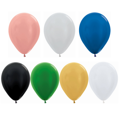 Globo Látex R12 Perlado 30 cm - Unidad o Pack de 50