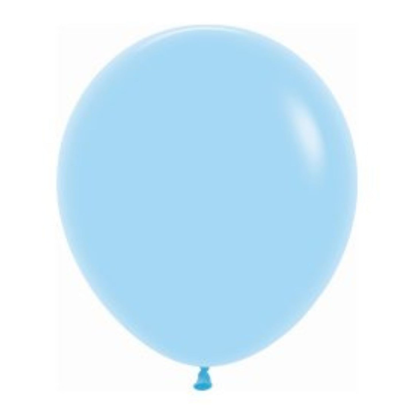 Globo Látex R18 Pastel Azul 45 cm - Pack 15.