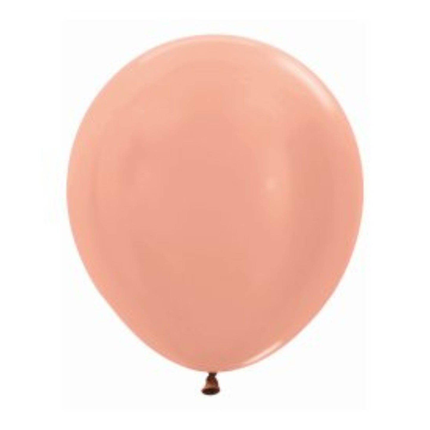 Globo Látex R18 Rosa Dorado 45 cm - Pack de 15