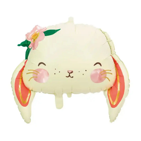 Globus d´alumini Gat rosa, 48x36cm.