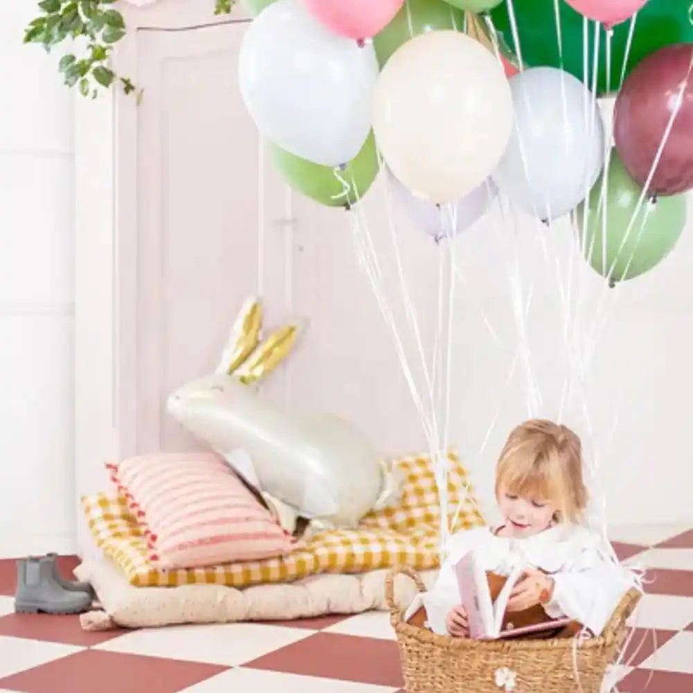 Globo Metálico Liebre 67x88 cm - Apto para Aire y Helio - Narosa Sweet Party Barcelona