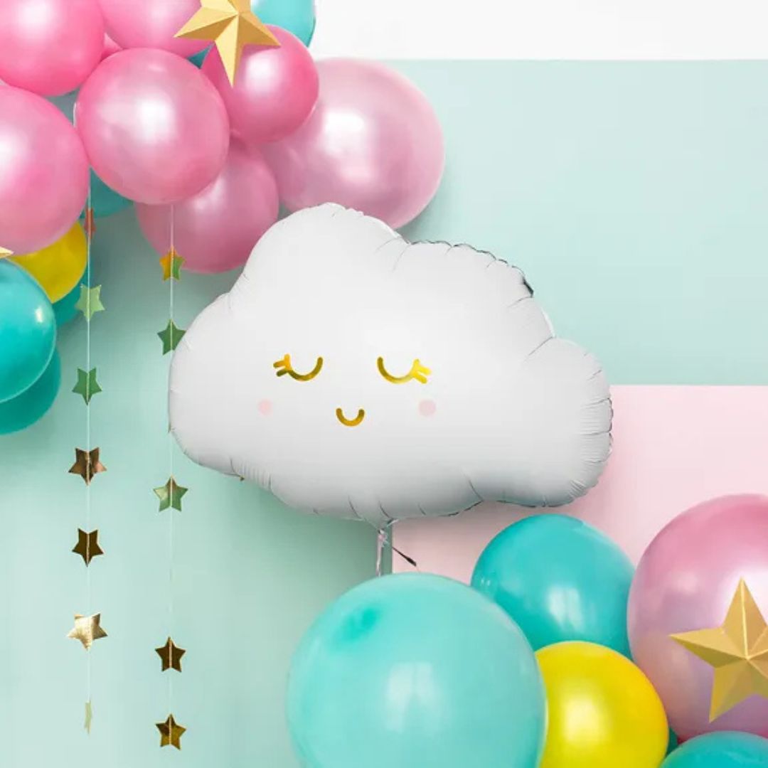 White Matte Cloud Balloon