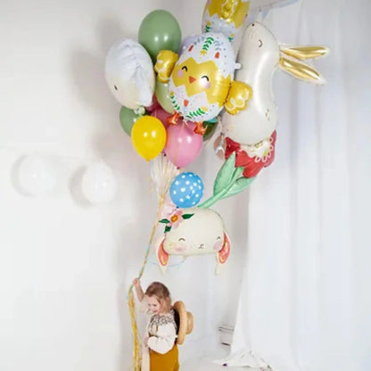 Chick in Egg Foil Balloon - 78.5x64.5 cm, Suitable for Helium or Air
