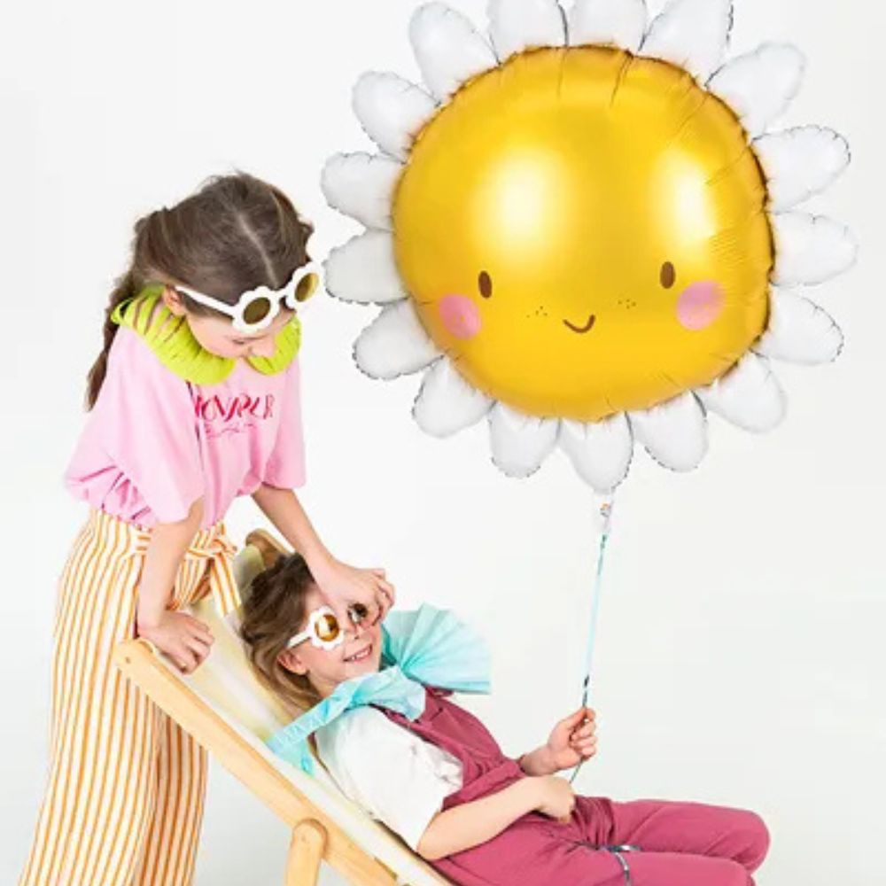 Metallic Sun Balloon 90 cm - Suitable for Air and Helium