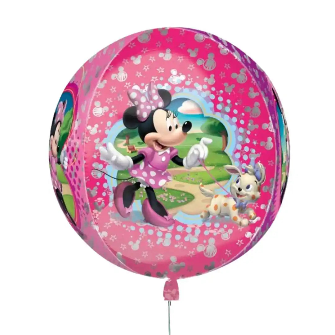 Globo Minnie Mouse y Perrito – 56 cm Apto Aire o Helio - Narosa Sweet Party Barcelona
