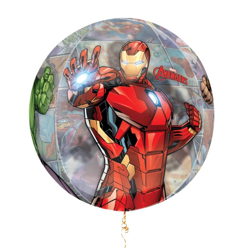 Globo orbz Avengers redondo 38 cm