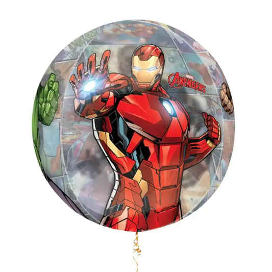 Globo Orbz Foil Avengers Redondo 38 cm – Aire o Helio - Narosa Sweet Party Barcelona
