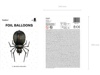Globo 60×101 cm apto aire o helio, 1 unidad por paquete.