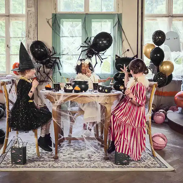 Decoración Halloween con globo brillante gigante.

