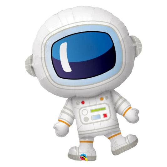 Globo astronauta adorable en tonos neutros