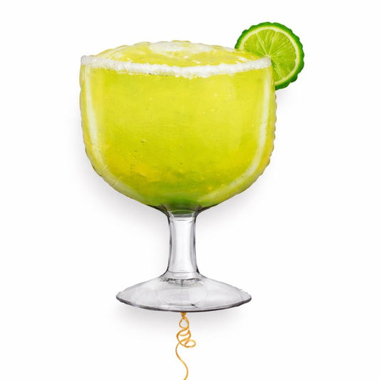 Globo foil copa de margarita para fiesta de adultos