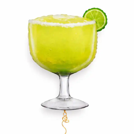 Globo foil copa de margarita para fiesta de adultos