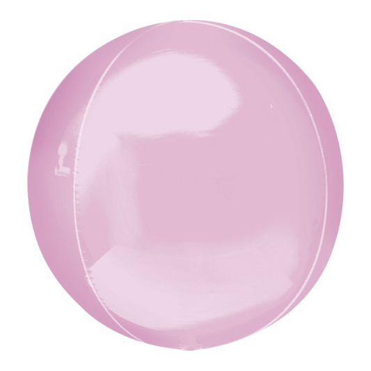 Detalle de globo ORBZ pastel para decoración elegante