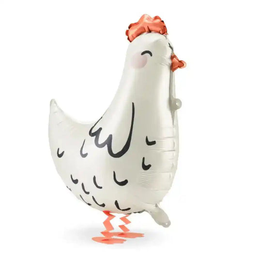 Globus Metàl·lic Gallina 48x60 cm - Apte per a Heli i Aire