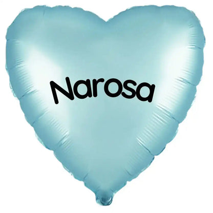 Globo con Nombre o Mensaje -  Corazón o Estrella