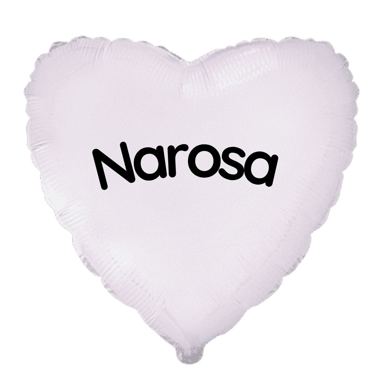 Globo Helio Personalizado con Nombre o Mensaje - Globo Forma de Corazón o Estrella