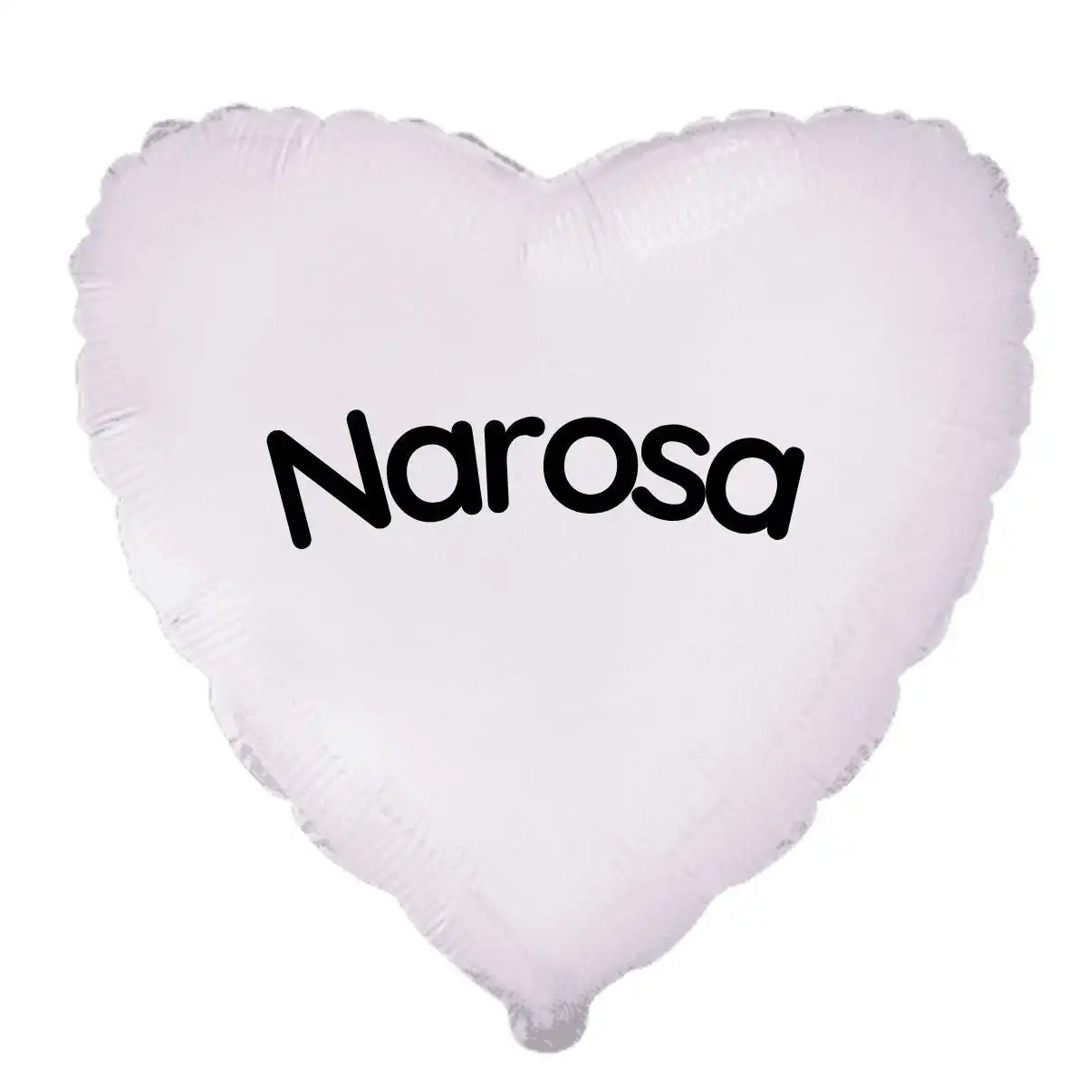 Globo Helio Personalizado con Nombre o Mensaje - Globo Forma de Corazón o Estrella
