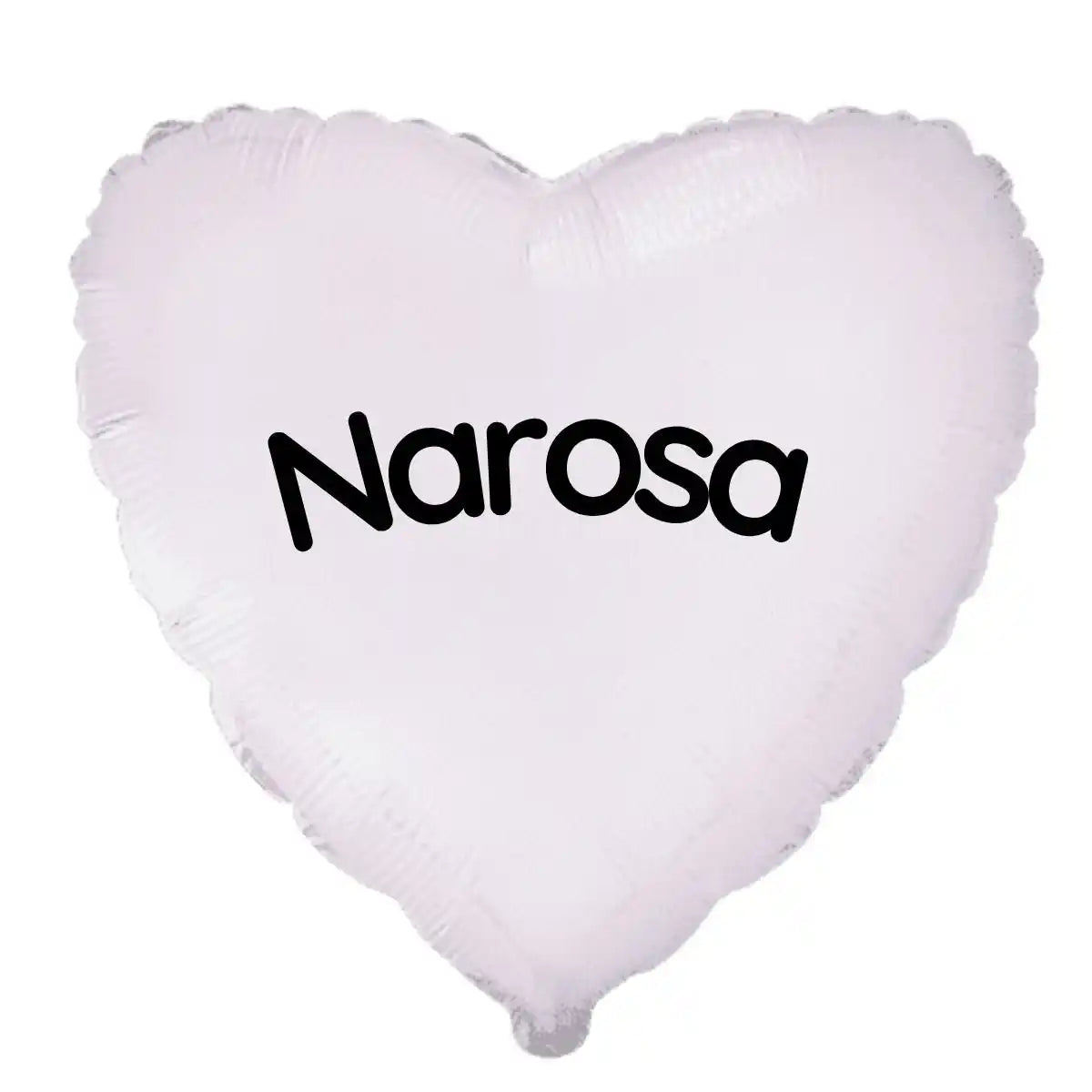 Globo con Nombre o Mensaje -  Corazón o Estrella