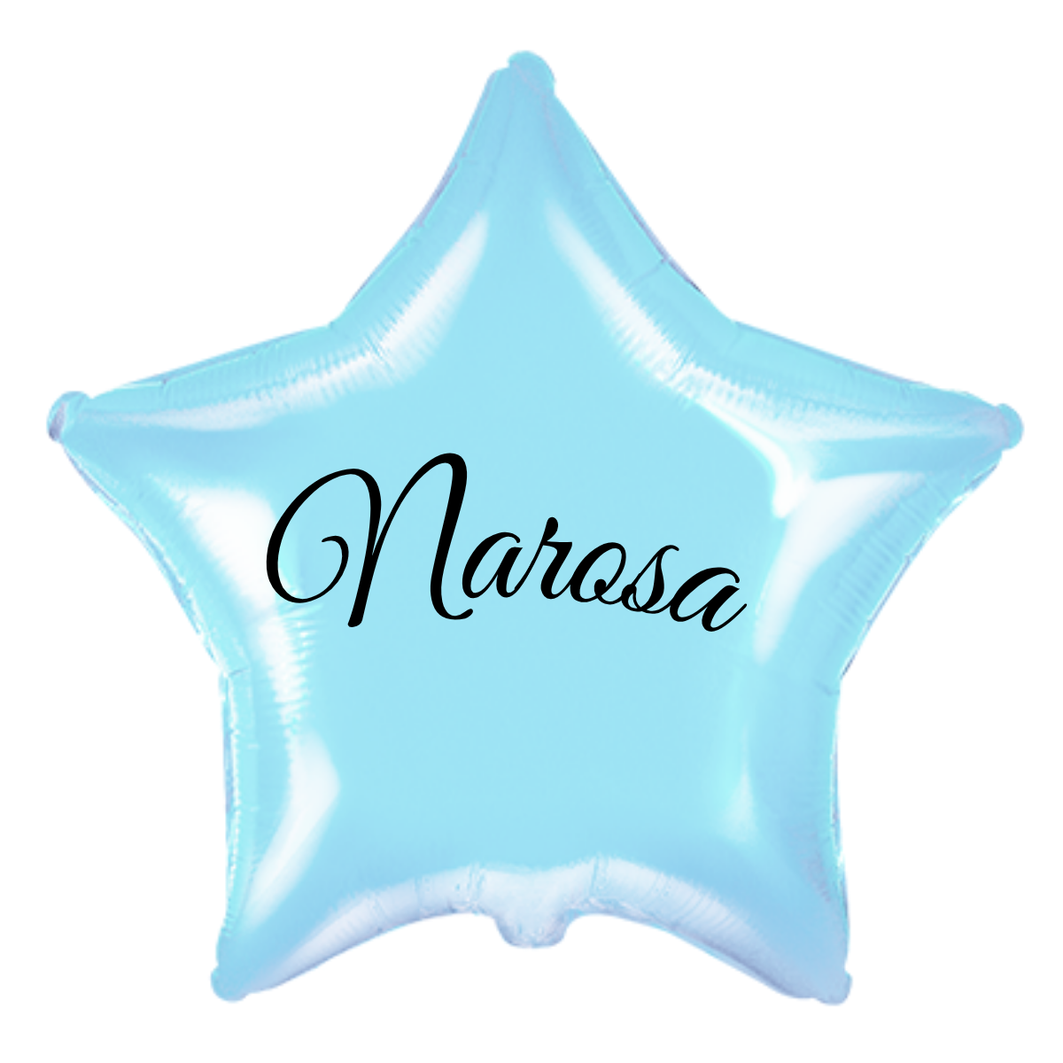 Globo Helio Personalizado con Nombre o Mensaje - Globo Forma de Corazón o Estrella