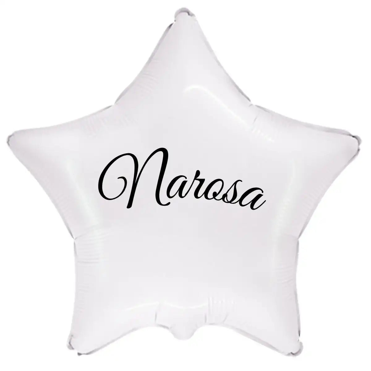 Globo Helio Personalizado con Nombre o Mensaje - Globo Forma de Corazón o Estrella