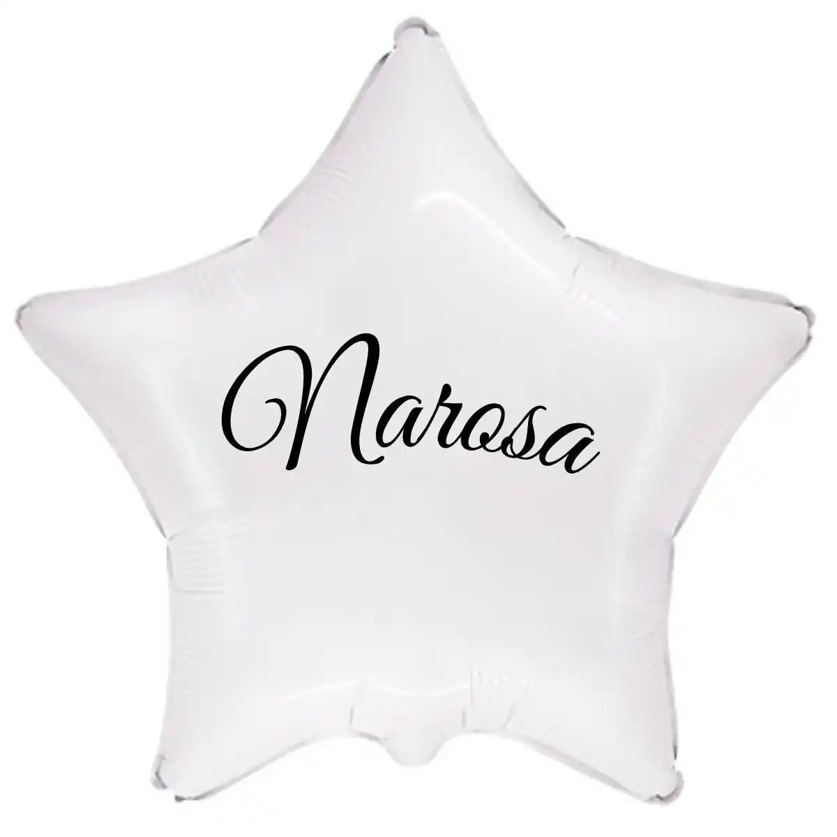 Globo con Nombre o Mensaje -  Corazón o Estrella