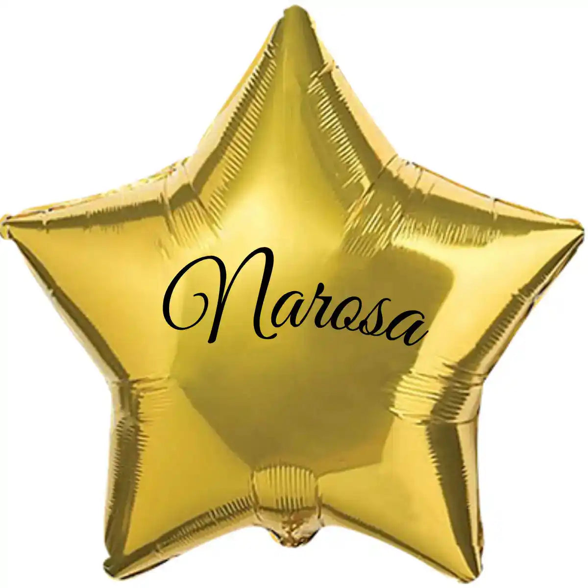 Globo con Nombre o Mensaje -  Corazón o Estrella