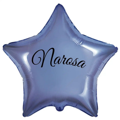Globo Helio Personalizado con Nombre o Mensaje - Globo Forma de Corazón o Estrella