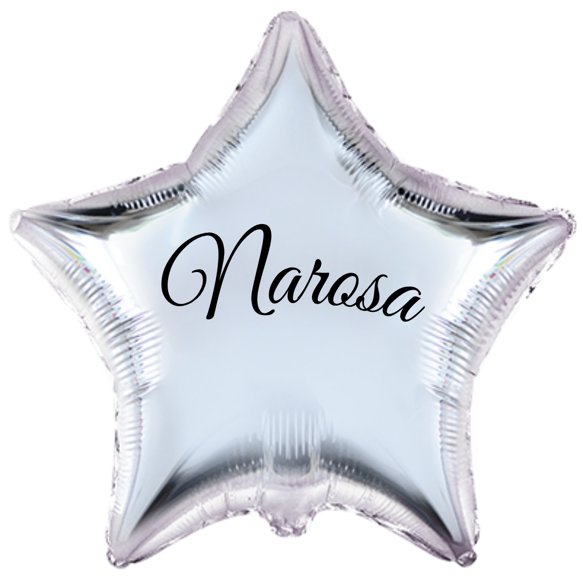 Globo Helio Personalizado con Nombre o Mensaje - Globo Forma de Corazón o Estrella