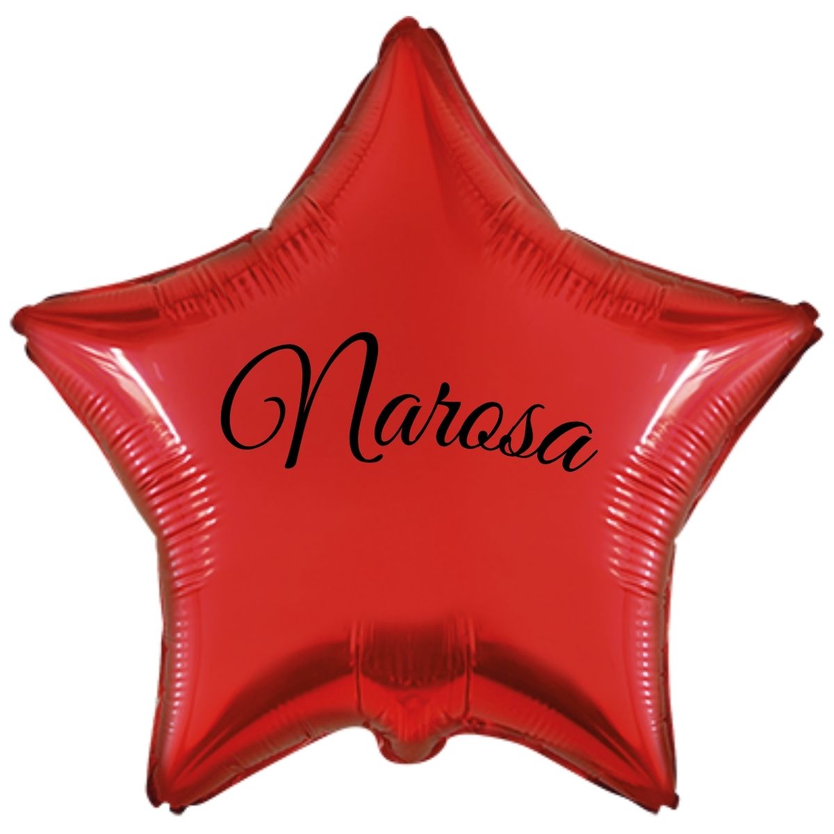 Globo Helio Personalizado con Nombre o Mensaje - Globo Forma de Corazón o Estrella