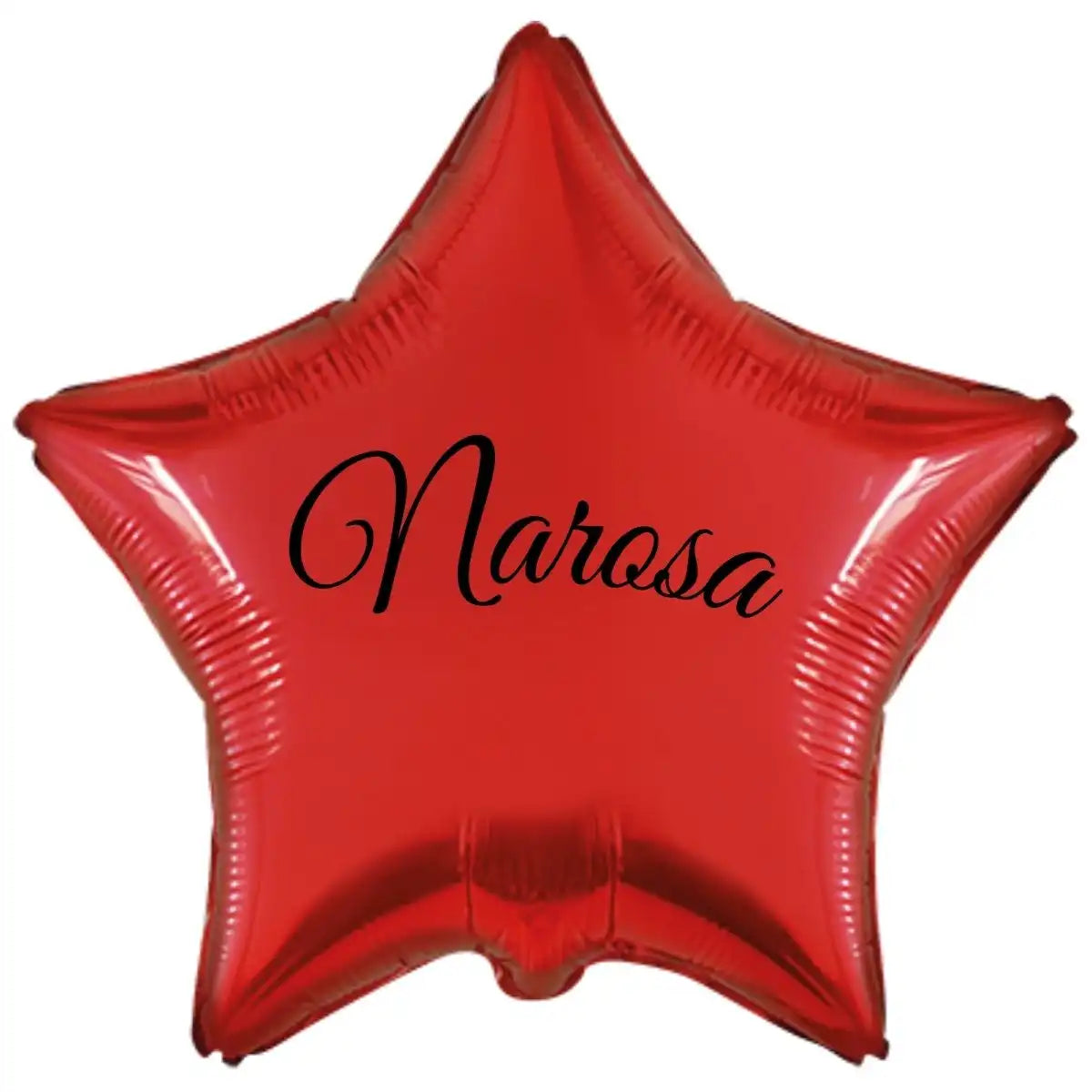 Globo Helio Personalizado con Nombre o Mensaje - Globo Forma de Corazón o Estrella