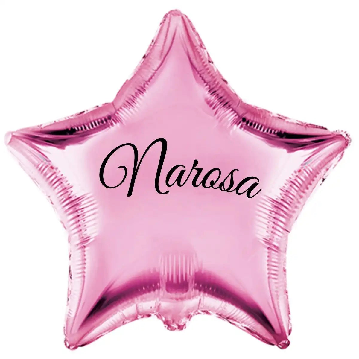 Globo Helio Personalizado con Nombre o Mensaje - Globo Forma de Corazón o Estrella