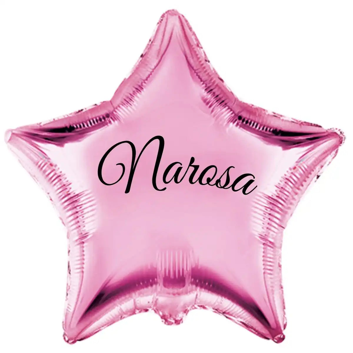 Globo con Nombre o Mensaje -  Corazón o Estrella