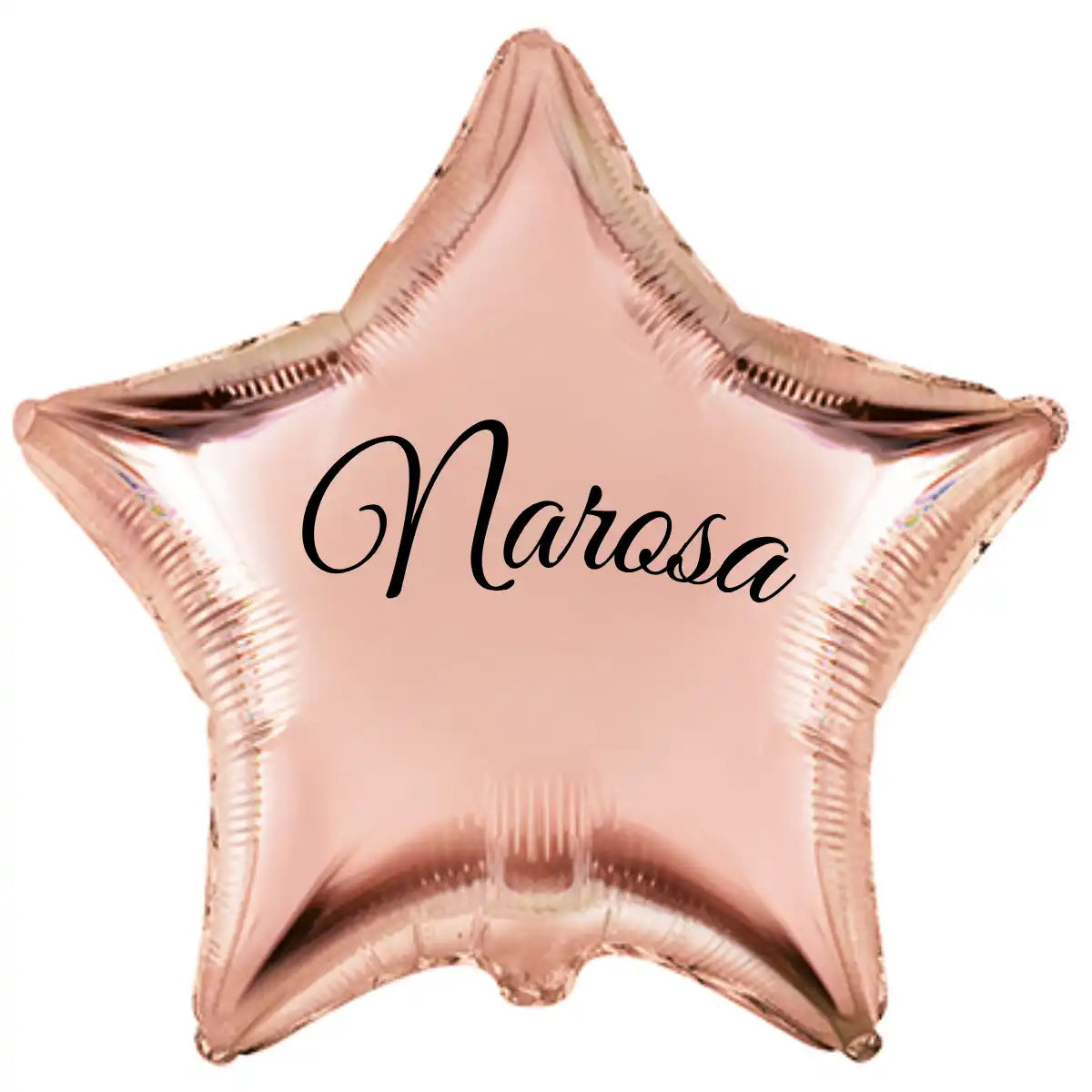 Globo Helio Personalizado con Nombre o Mensaje - Globo Forma de Corazón o Estrella