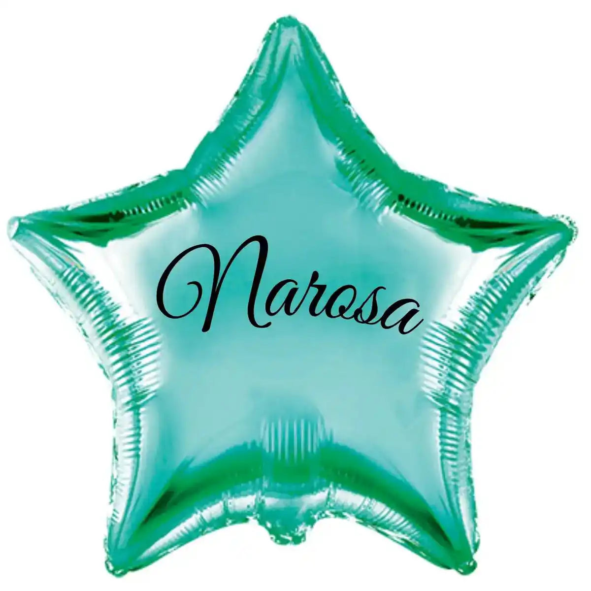 Globo con Nombre o Mensaje -  Corazón o Estrella