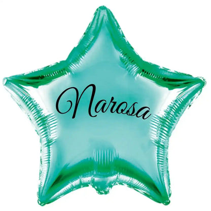 Globo con Nombre o Mensaje -  Corazón o Estrella