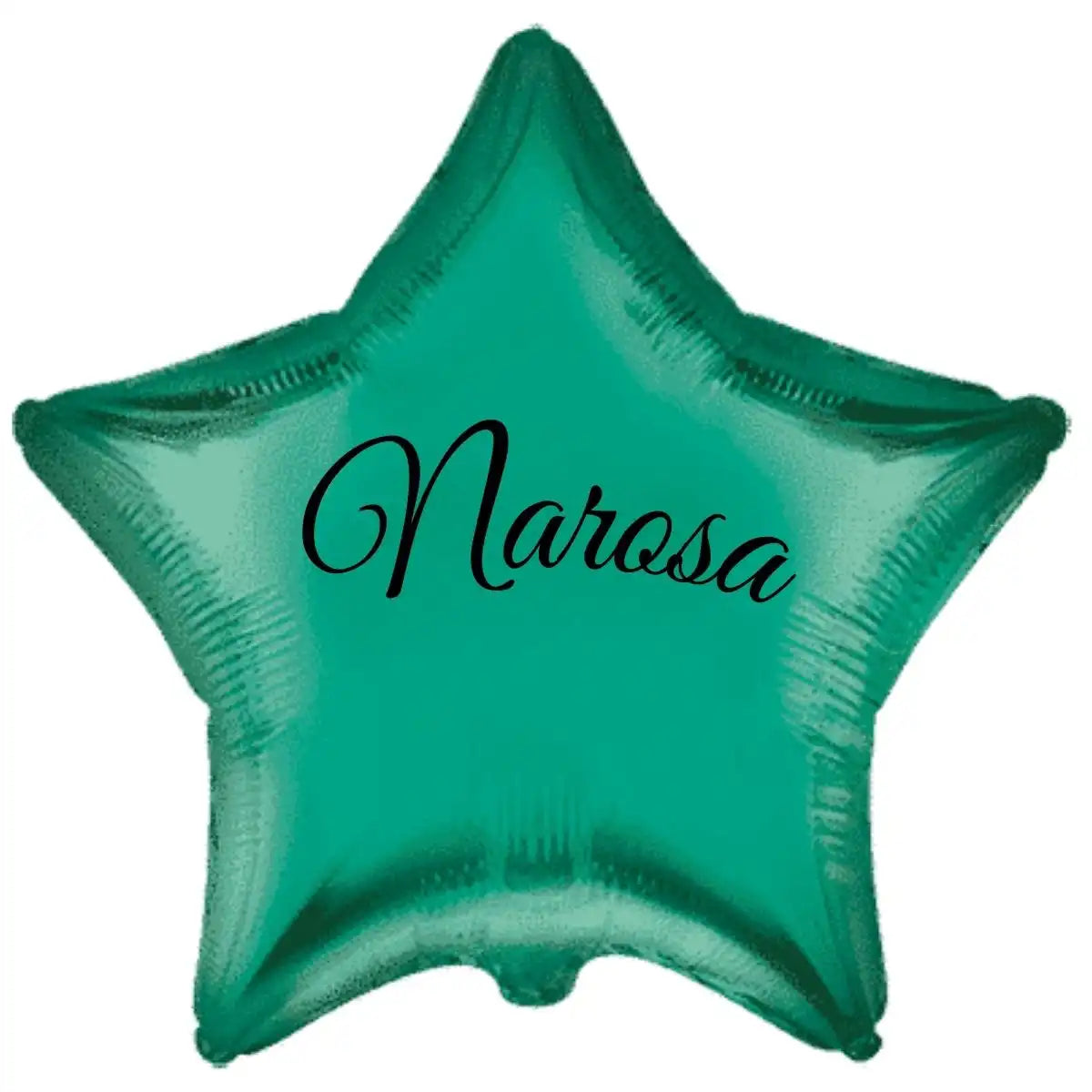 Globo Helio Personalizado con Nombre o Mensaje - Globo Forma de Corazón o Estrella