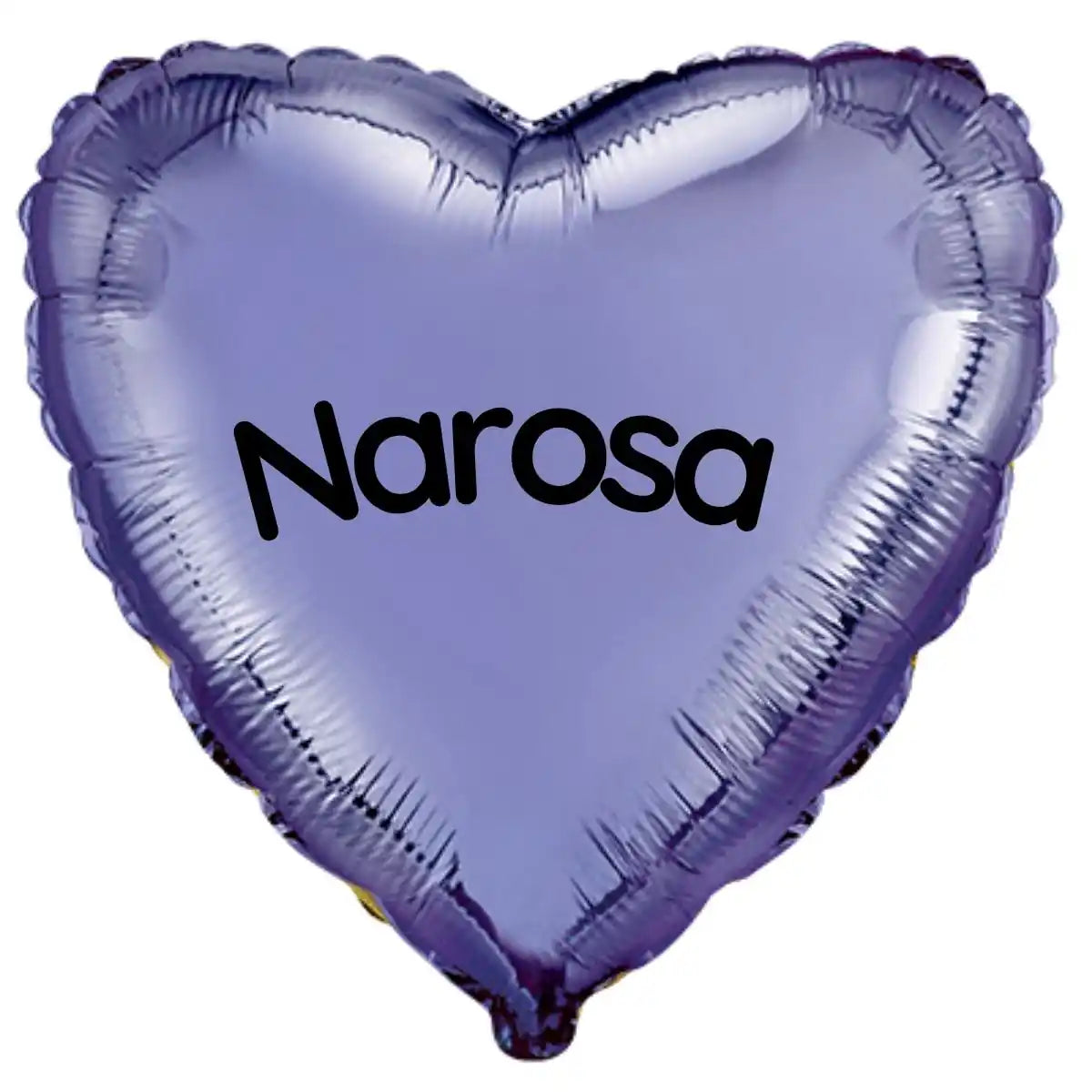Globo con Nombre o Mensaje -  Corazón o Estrella