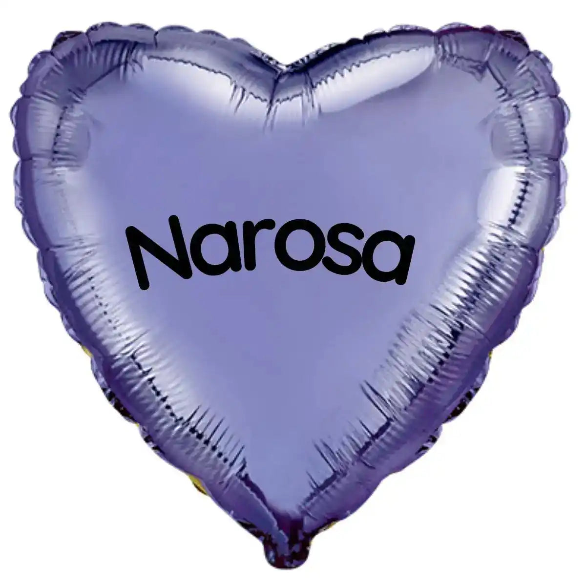 Globo con Nombre o Mensaje -  Corazón o Estrella