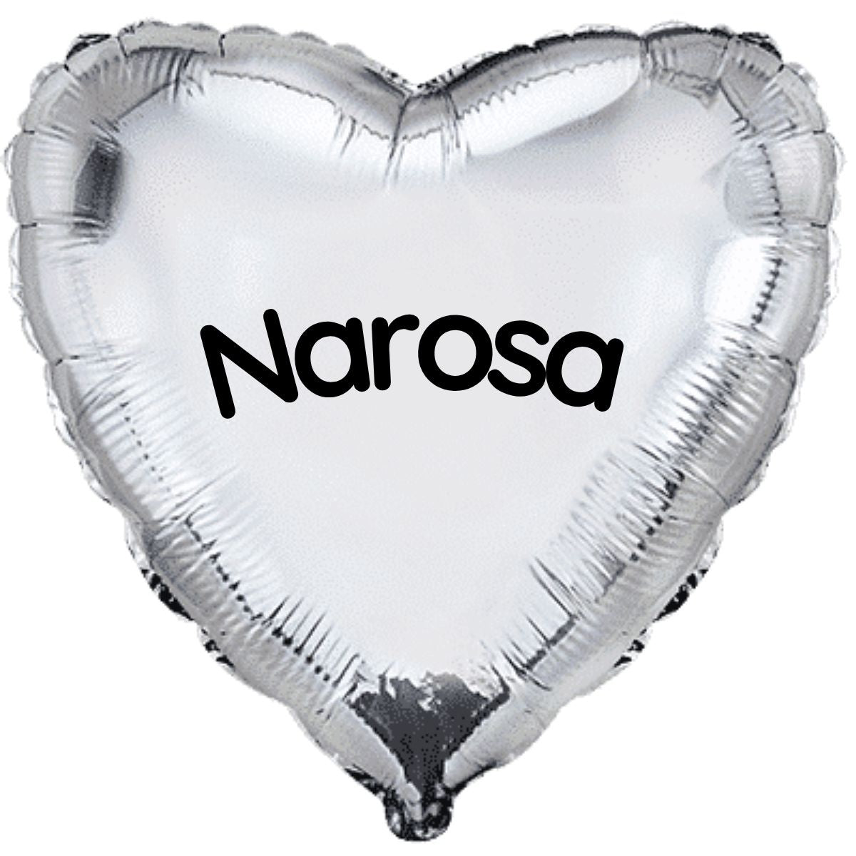 Globo Helio Personalizado con Nombre o Mensaje - Globo Forma de Corazón o Estrella
