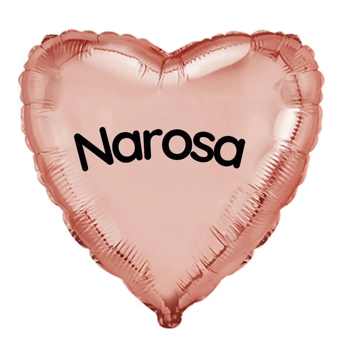 Globo Helio Personalizado con Nombre o Mensaje - Globo Forma de Corazón o Estrella