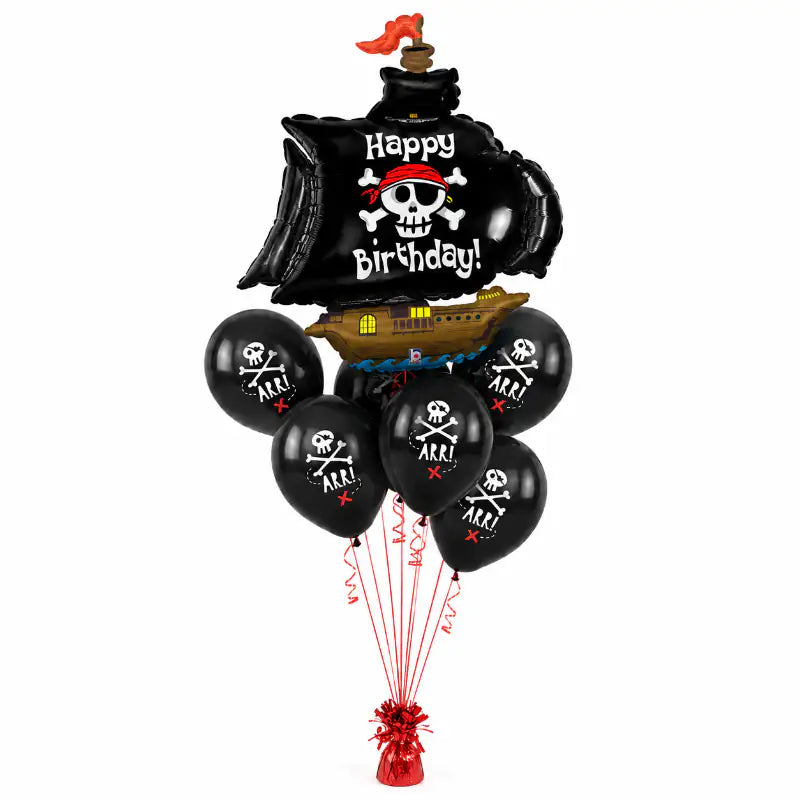 Bouquet Fiesta Pirata - 2 Diseños de globos con Helio - Narosa Sweet Party Barcelona