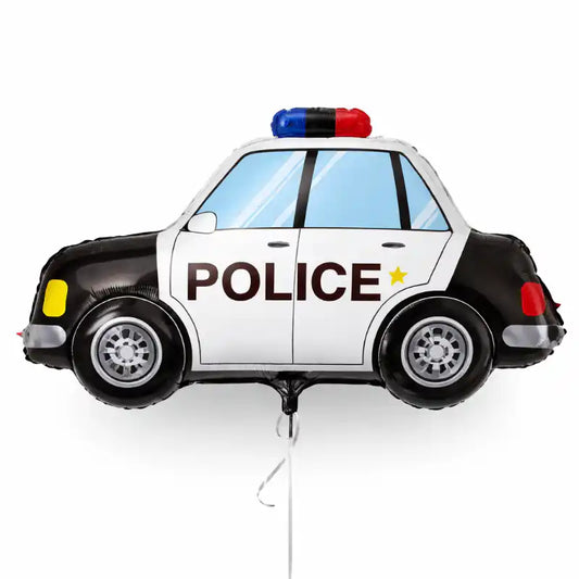 globo con helio en forma de coche de policía