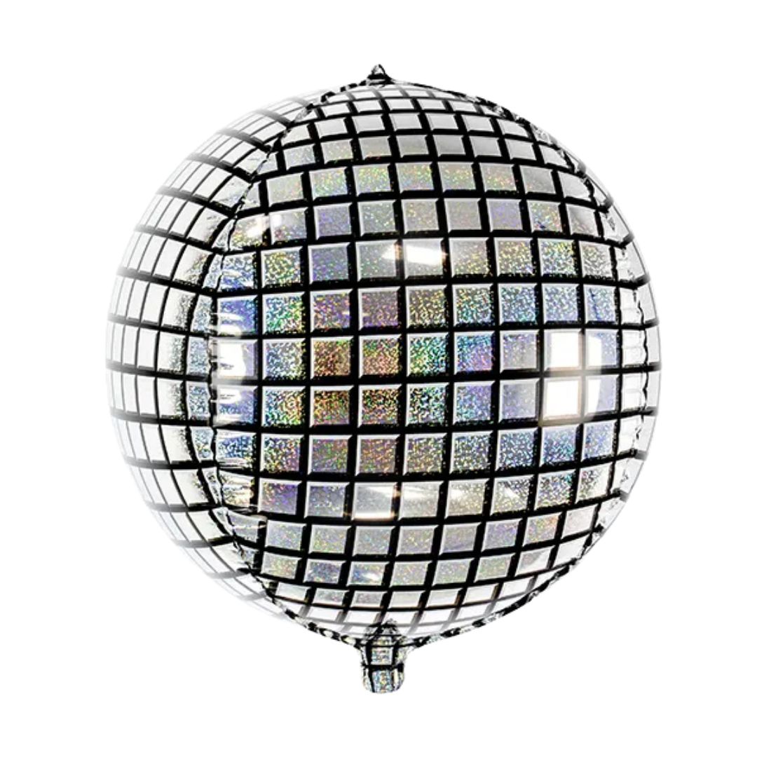 Disco Ball Foil Balloon 40cm – Holographic Effect