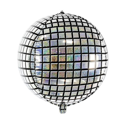 Disco Ball Foil Balloon 40cm – Holographic Effect