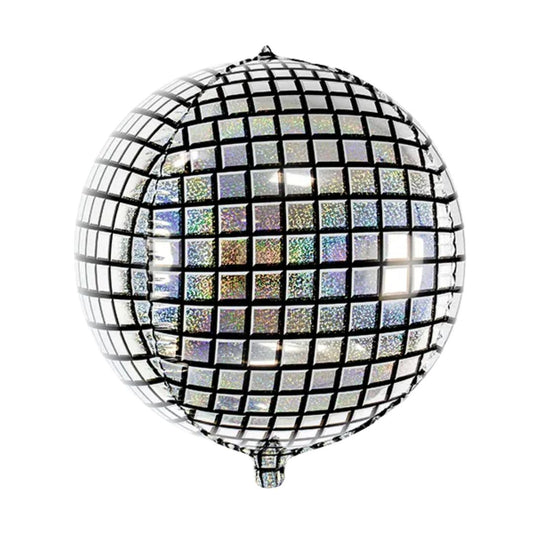 Disco Ball Foil Balloon 40cm – Holographic Effect
