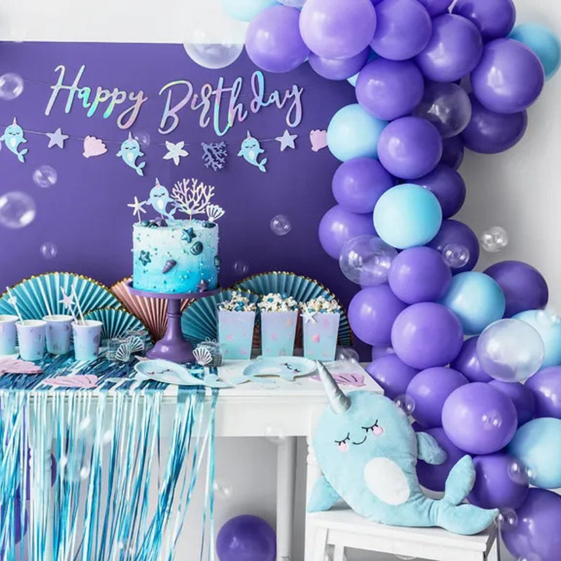 Pack Fiesta Cumpleaños Narval – Decoración Completa